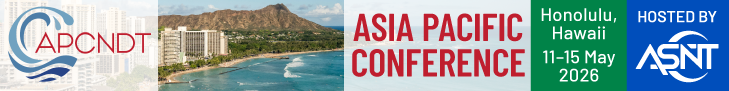 APCNDT 2026: Asia Pacific Conference in Honolulu, Hawaii from 11-15 May