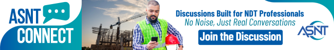 New July 2025 ASNT Connect Communities Banner Ad for Emails